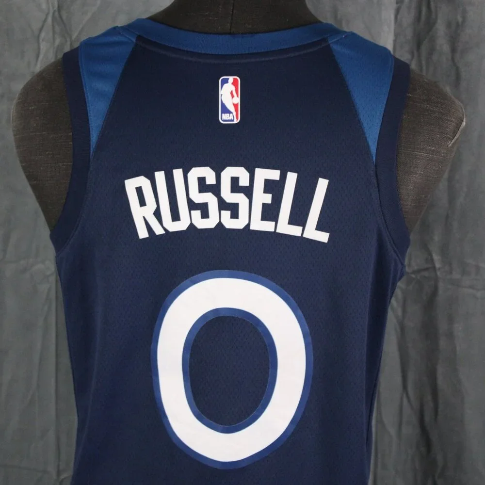 Minnesota Timberwolves Jersey - D'Angelo Russell #0 - Men's Medium - Picture 6 of 10